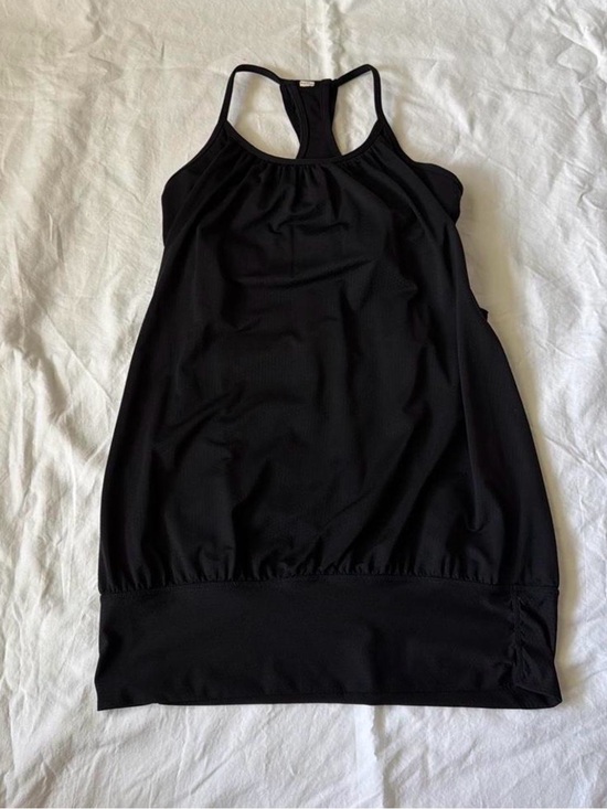 lululemon athletica Tops - lululemon athletica Black Gathered Racerback Tank